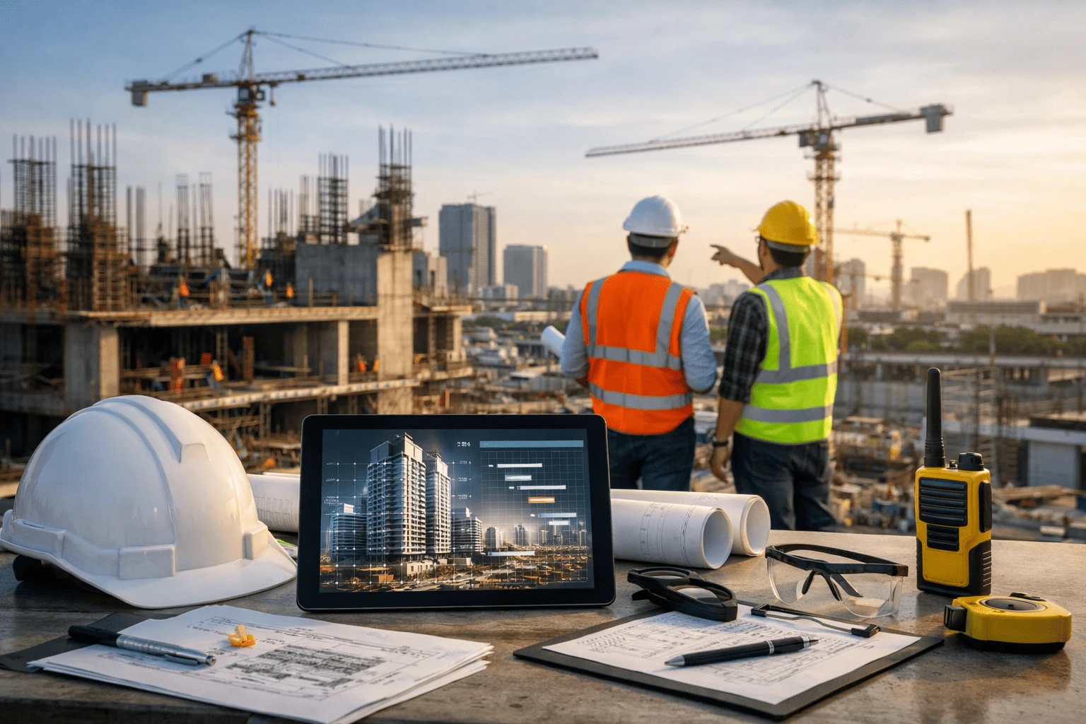 Modern Construction Management Techniques for Large Projects